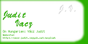 judit vacz business card